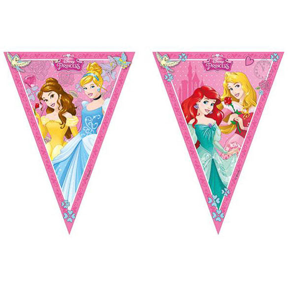 Guirnalda banderines Princesas Disney