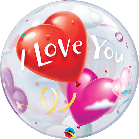 Globo Burbuja I Love You