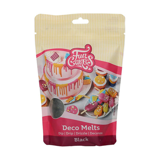 Deco Melts Negro FunCakes, 250 gr.