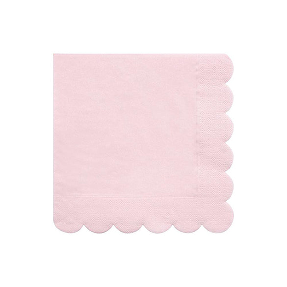 Servilletas color Rosa Pastel Eco 33 x 33 cm, Pack 20 u.