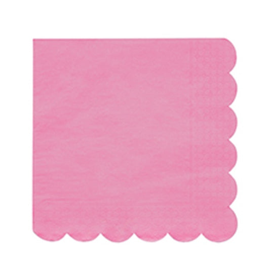 Servilletas color Rosa Fuerte Eco 33 x 33 cm, Pack 20 u.