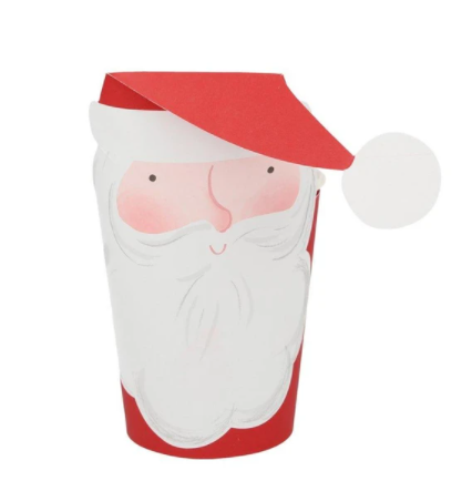 Vasos Papá Noel - pack 8 uds.