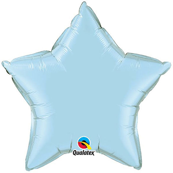 Globo Estrella celeste pastel grande, 90 cm.