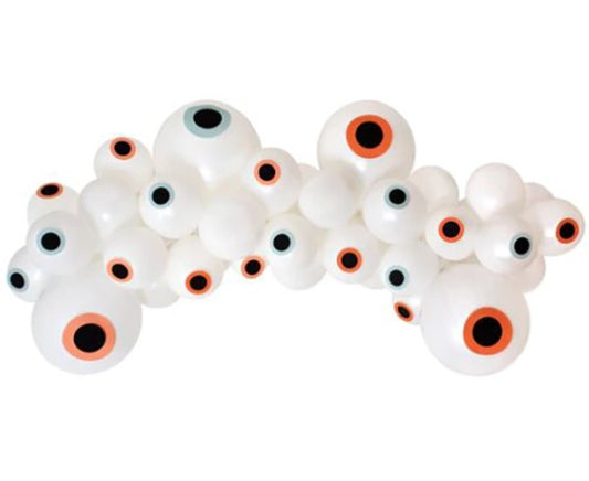 Guirnalda de globos para automontaje  forma ojos