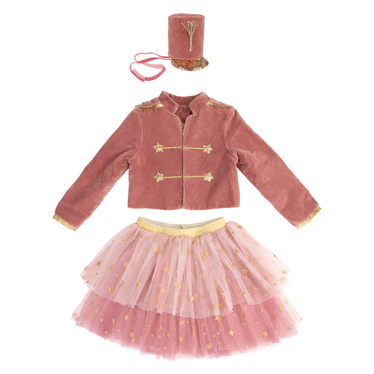 Disfraz soldadito de plomo rosa talla 5-6 años
