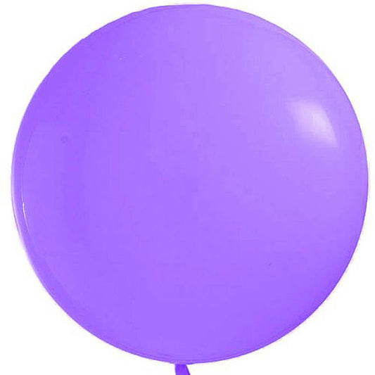 Globo de látex Morado liso 60 cm. 1 unidad