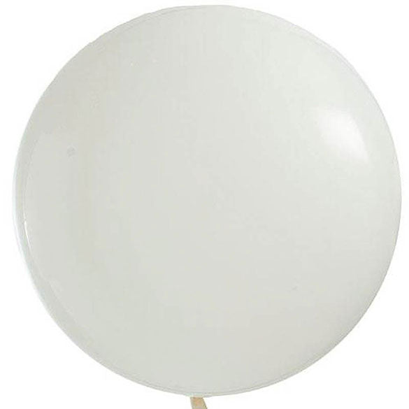 Globo látex liso XL Blanco perlado