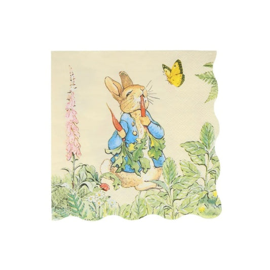 Servilletas Peter Rabbit, 33 x 33 cm, Pack 20 u.