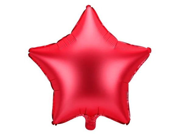 Globo Estrella Roja, 46 cm.