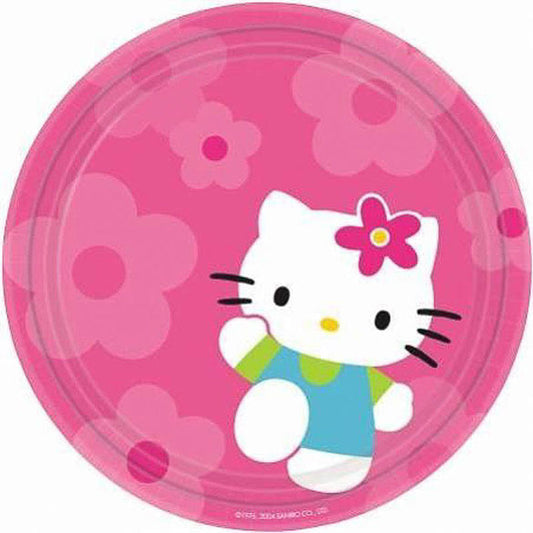 Platos Hello Kitty 23 cm, Pack 12 u.