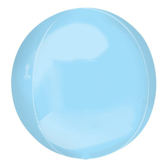 Globo esfera Orbz Celeste pastel jumbo 53 x53 cm.