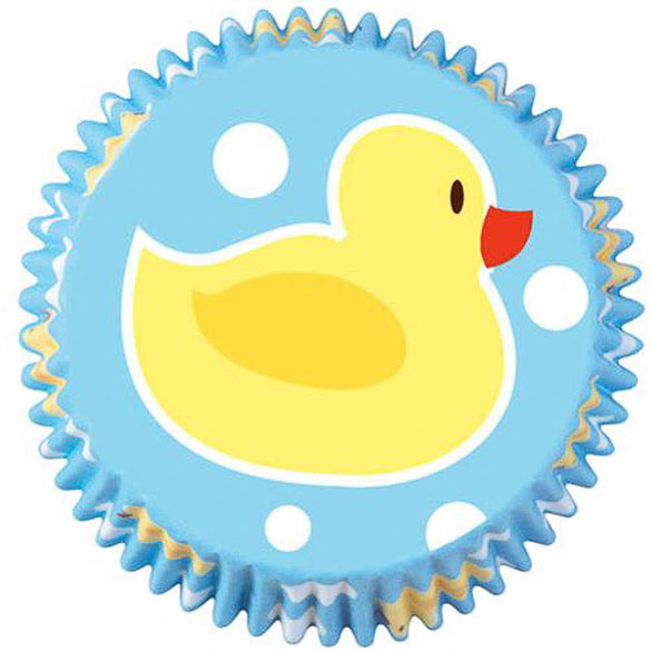 Capsulas mini cupcakes patos Wilton, Pack 100 u.