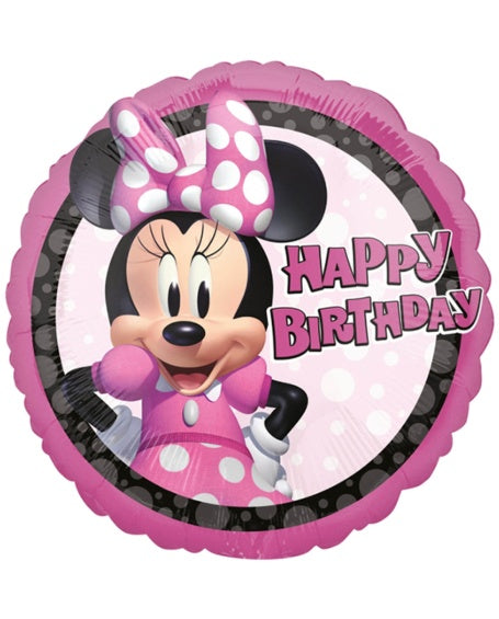 Globo Happy Birthday Minnie Mouse