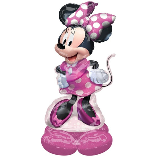 Globo AIRLOONZ Minnie Mouse con inflador manual