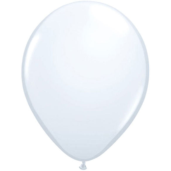 Globos de látex Blancos lisos 41 cm Pack 10 u.