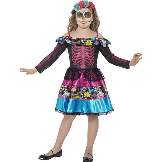 Disfraz calavera Catrina infantil