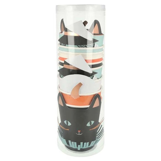 Vasos Personajes Halloween  256 ml, Pack 8 u.