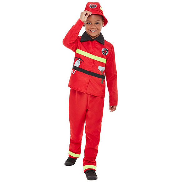 Disfraz bombero infantil, completo