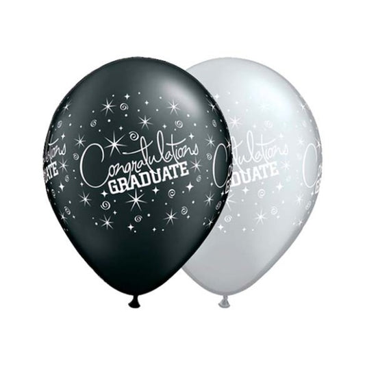 Globos de látex Congratulations Graduate, Pack 10
