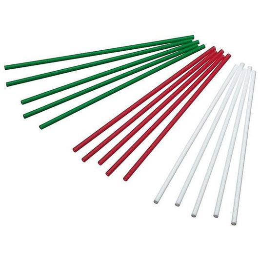 Palillos Lollypop Kitchen Kraft 3 colores 10,00 cm, Pack 60 u.