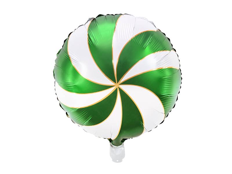 Globo foil redondo caramelo verde