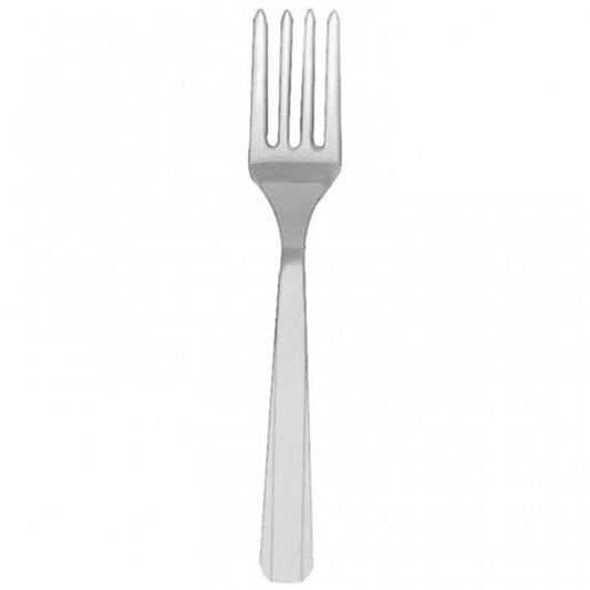 Tenedores de plástico Plateado, Pack 10 u.