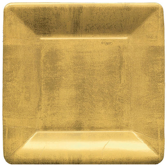 Platos Dorados 18 cm, Pack 8 u.