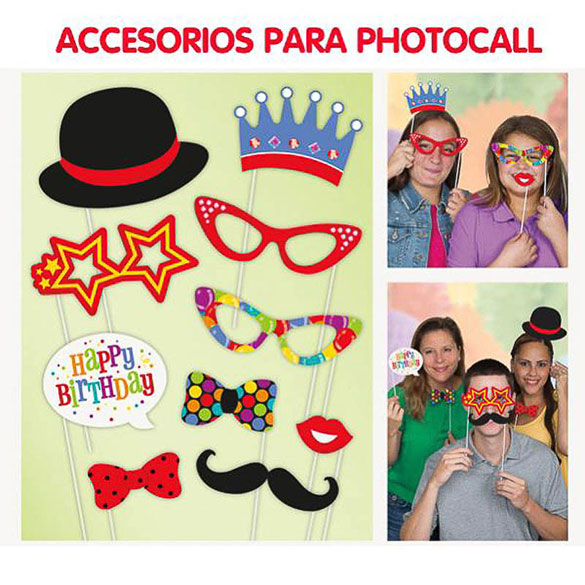 Cumpleaños, Accesorios Photocall