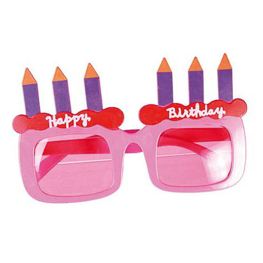 Gafas con forma de tarta de cumpleaños