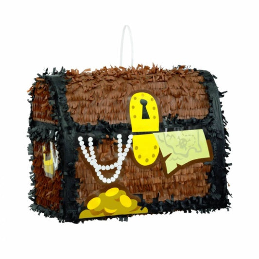 Piñata artesana cofre del tesoro Piratas