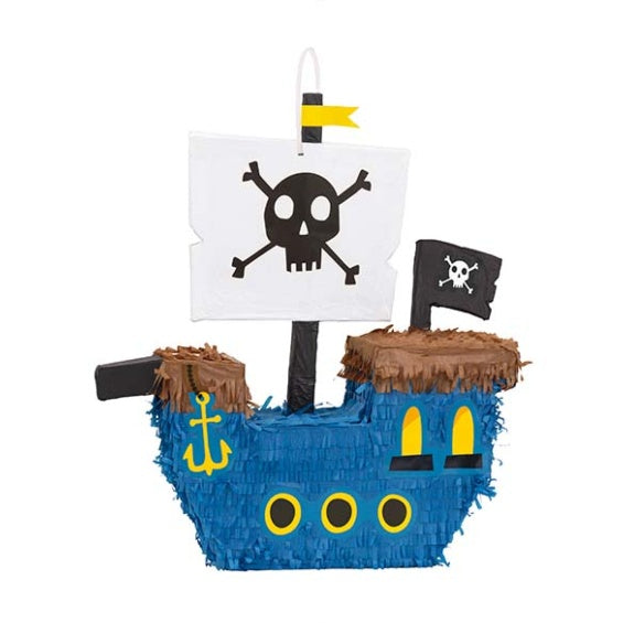 Piñata artesana Barco Pirata