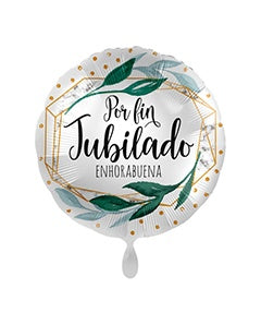 Globo Por fin Jubilado Enhorabuena