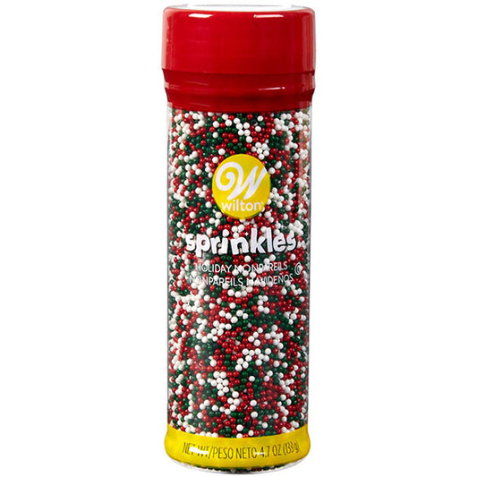 Sprinkles Nonpareils Navidades, Wilton