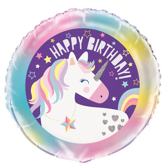 Globo Unicornio Happy Birthday