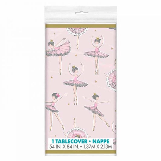 Mantel modelo bailarina 137 x 213 cm plástico, Pack 1 u.