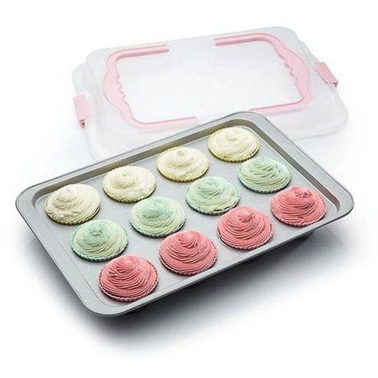 Molde para cupcakes antiadherente 36,50 x 25,00 cm