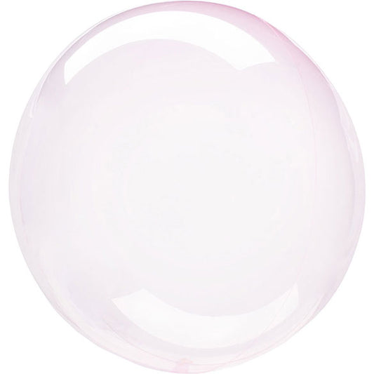 Globo esfera Burbuja clearz Rosa suave 46 cm, 1 u.