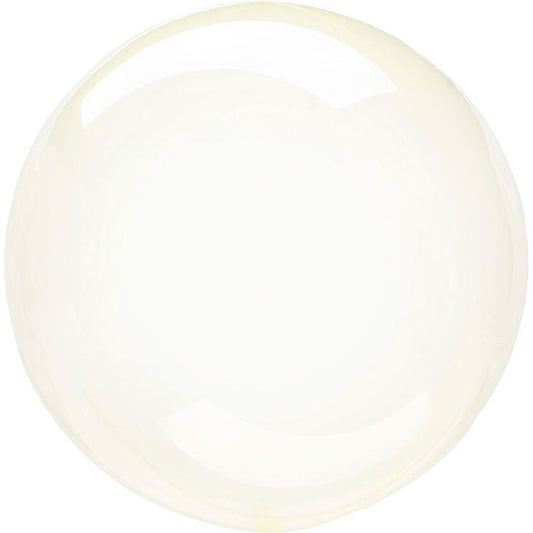 Globo Burbuja cristal clearz amarillo 46 cm, 1 u.