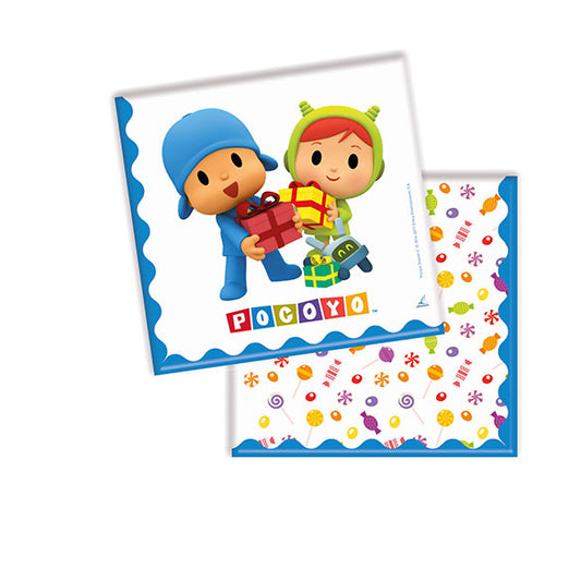 Servilletas Pocoyo 33 x 33 cm, Pack 20 u.