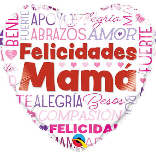 Globo Felicidades Mamá