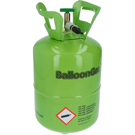 Bombona gas helio desechable para 30 globos