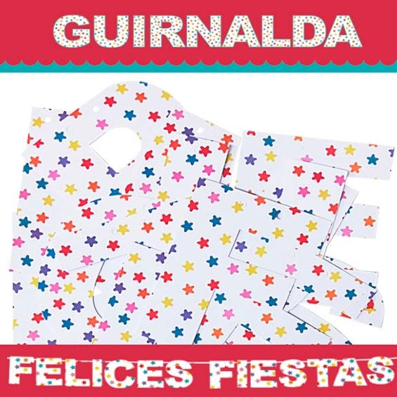 Guirnalda articulada Felices Fiestas