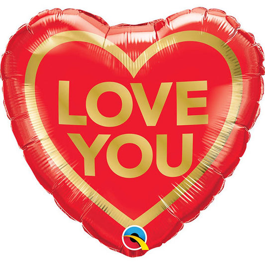 Globo Corazón LOVE YOU