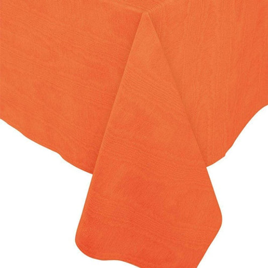 Mantel papel Muaré liso naranja intenso 244 x 152 cm impermeable, Pack 1 u.