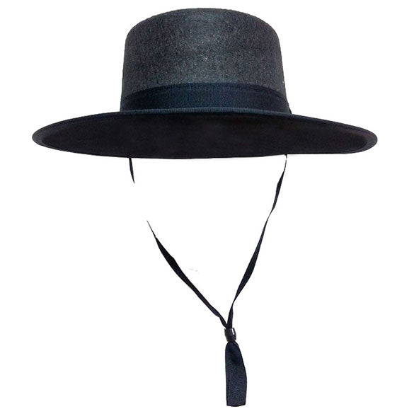 Sombrero cordobés negro de fieltro infantilnegro de fieltro infantil