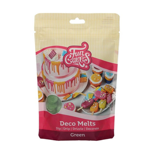 Deco Melts Verde FunCakes, 250 gr.