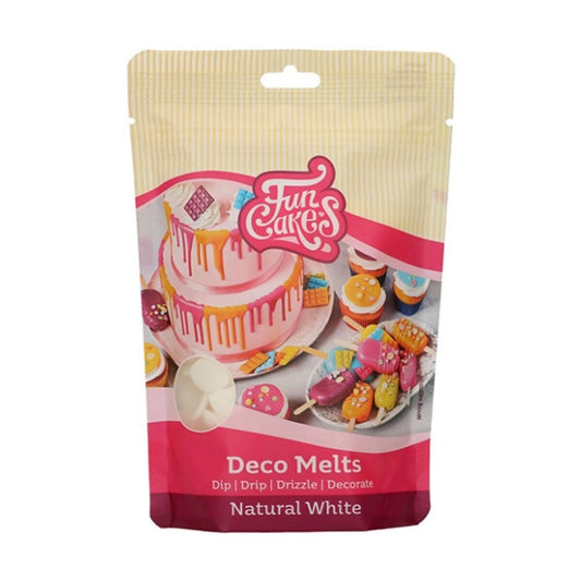 Deco Melts Blanco extremo FunCakes, 250 gr.