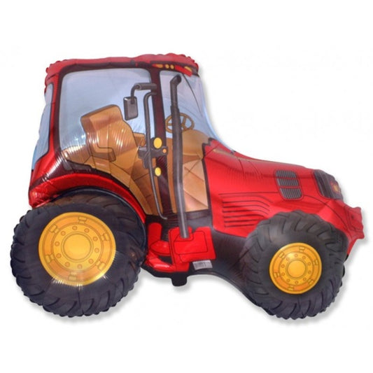 Globo Tractor Rojo