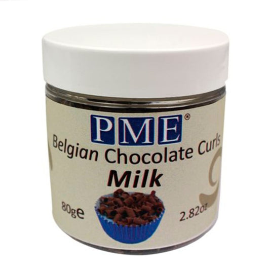 Virutas de chocolate con leche belga PME, 85 gr.
