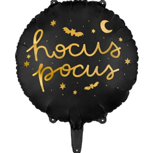 Globo Hocus Pocus, 45 cm, negro